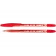 Ручка «Ice Pen», кулькова, червона, 0,5 мм, корпус напівпрозорий, ТМ Economix