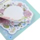Набір паперових декорів «Floral frame», фольгованих з клейким шаром, 20 шт., TM Yes