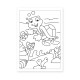 Розмальовка «Підводні мешканці» А4 12 аркушів, ТМ 1Вересня