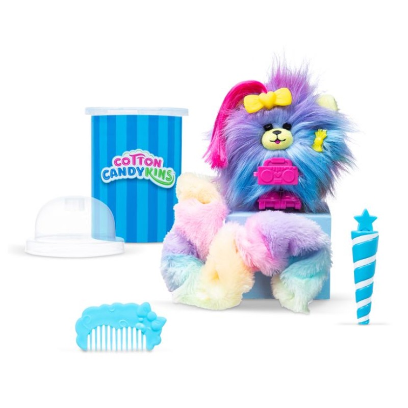 М'яка іграшка-сюрприз «COTTON CANDYKINS. Пухнастий улюбленць» 10 см з аксесуарами, в асортименті, у контейнері 9х21х9 см