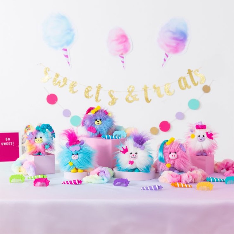 М'яка іграшка-сюрприз «COTTON CANDYKINS. Пухнастий улюбленць» 10 см з аксесуарами, в асортименті, у контейнері 9х21х9 см