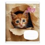 Зошит на 18 аркушів у клітинку «Котики» №2554, ТМ Brisk
