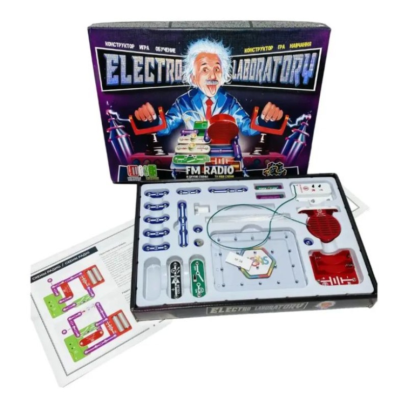Конструктор електронний «Electro Laboratory. Radio+Piano» у коробці 40х30х5 см, ТМ Данко Тойс
