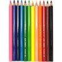 Олівці «Jumbo. Super Writer» шестигранні на 12 кольорів, ТМ Marco