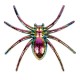 Набір пластикових павуків для декору 6 шт., 6х6,5 см, металізованих «Fun Хеллоуїн» ТМ YES