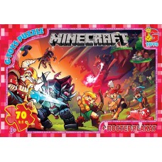 Пазлы «Minecraft» на 70 элементов, ТМ G-Toys