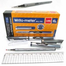 Ручка «Writo-meter», масляна, чорна, 10 км, 0,5 мм, ТМ Cello