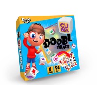 Игра настольная «Doobl Image Cubes» развлекательная, в коробке 18х18х4 см, ТМ Данко Тойс