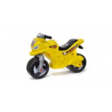 Мотоцикл 2-колісний, з сигналом, лимонний, 70х20х40 см, ТМ Оріон