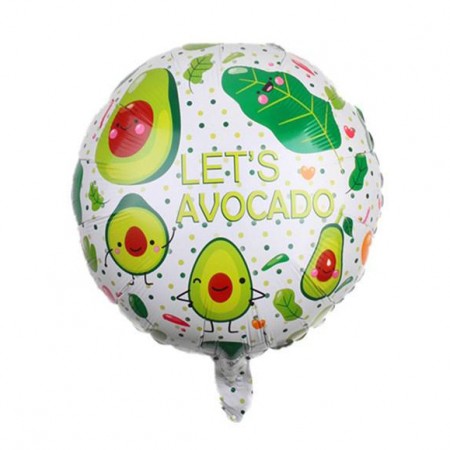 Кульки фольговані, таблетка, «Avocado», 18