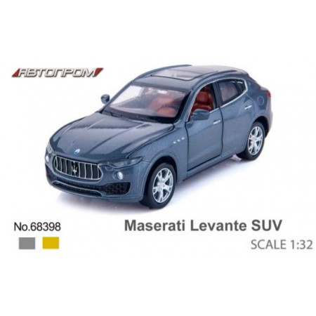 Машина «Maserati Levante SUV» металева 1:32 зі світлом та звуком, відкриваються двері, на батарейці
