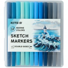 Набір скетч маркерів « Marine», 12 кольорів, пастель