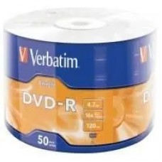 Диск VERBATIM DVD-R 4,7Gb 16x DATA LIFE Tape Wrap 50 pcs 43814