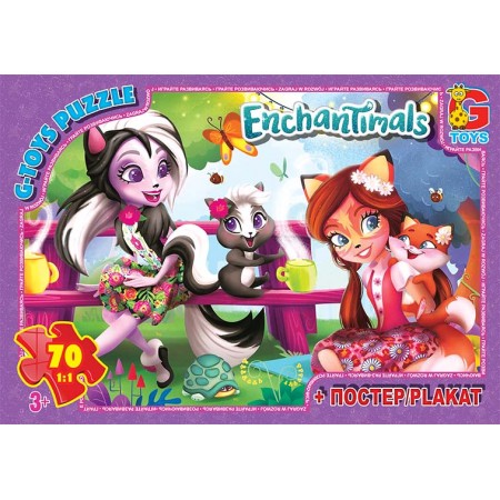 Пазли 70 елементів «Enchantimals» ТМ G-Toys