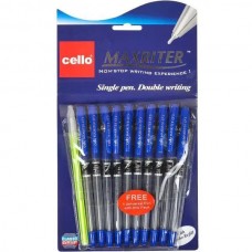 Ручка «Maxriter», масляна синя + додаткова ручка, ТМ Cello