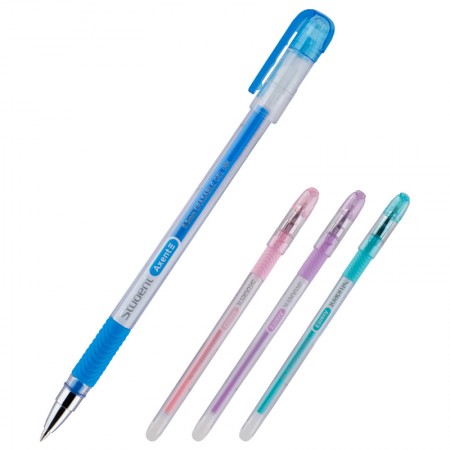 Ручка «Student», гелева, пиши-стирай, синя, ТМ Axent