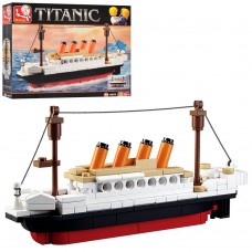Конструктор «Titanic» 165х98 мм, 194 деталі, у коробці 23,5х19х4,5 см, SLUBAN