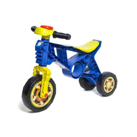 Мотоцикл-велобіг 3-колісний, синій, до 20 кг, 59х28х43 см, ТМ Оріон