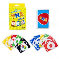 Гра настільна «УНА classic», карткова, розважальна, у коробці 14х9х2,5 см, ТМ Стратег