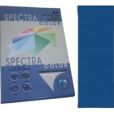 Папір кольоровий, А4, 100 аркушів, 80 г/м, темно-синій, CRYSTAL COLOR PAPER