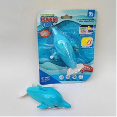 Дельфін водоплавний, заводний, на планшеті 17х13 см