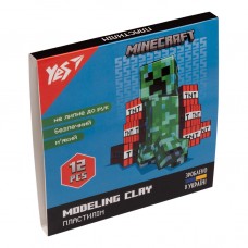 Пластилін «Minecraft», 12 кольорів, 240 гр., ТМ YES