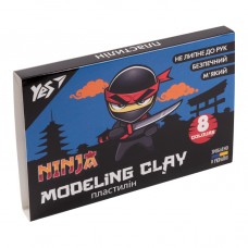 Пластилін «Ninja», 8 кольорів, 160 гр., ТМ YES