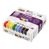 Фарби гуашеві «CLASSIC», 9 кольорів по 20 мл, картонна коробка, KIDS Line