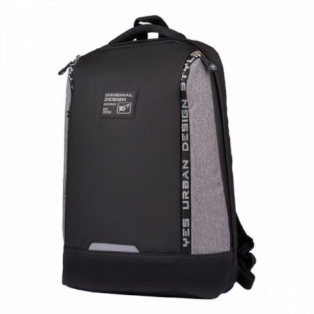 Рюкзак «Pilot», 43х31х14 см, чорний/сірий, ТМ YES