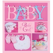 Фотоальбом дитячий «Baby collage Pink» на 56 фото 10х15 см, ламінований картон, паперові аркуші