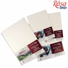 Папір для акварелі, пакет, А4, 200г/м2, 10 аркушів, дрібне зерно, ROSA Studio