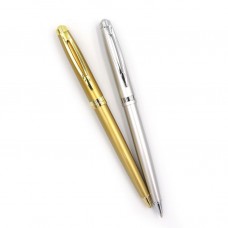 Ручка «Baixin», кулькова, поворотна, металевий корпус, золото+срібло, TM Baixin