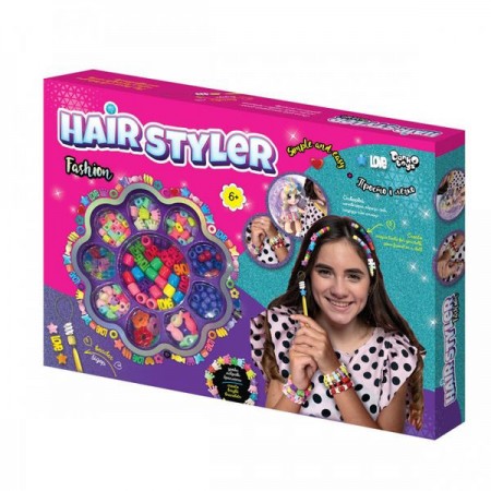 Креативна творчість «Hair Styler. Fashion» середній набір, у коробці 36х25х4 см, ТМ Данко Тойс