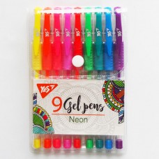 Набір ручок «Neon», гелевих, 9 кольорів, ТМ YES