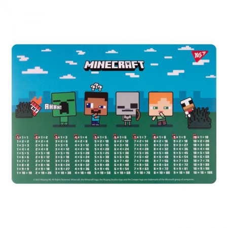 Підкладка для столу «Minecraft. Boom» 29х48 см, ТМ Yes