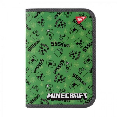 Папка для зошитів «Minecraft. Creepers» пластикова на блискавці В5, ТМ Yes