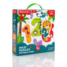 Пазлы «Fisher-Price. Мои первые цифры», в коробке 21,5х6х22, ТМ Vlady Toys