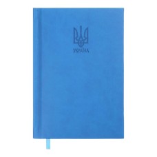 Дневник датированный «HERALDRY 2025» A6 на 336 страниц обложка из кожзама, светло-синий, ТМ Buromax