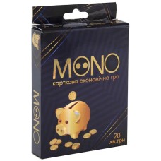 Игра карточная «Mono» развивающая, в коробке 13,5х9х2 см, ТМ Strateg