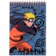 Блокнот «Naruto» А6 на 8 листов без ленивания с пластиковой обложкой на спирали сверху, ТМ Kite