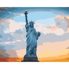 Картина за номерами «Statue of Liberty у Нью-Йорку» 40х50 см, ТМ Strateg