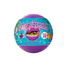 М'яка іграшка-сюрприз «SURPRIZAMALS» 6 см, в асортименті, колекція з 12 звірят, у кулі 6х6х6 см