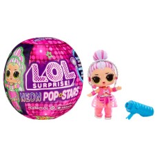 Ігровий набір з лялькою LOL SURPRISE! «Neon Pop. Зірочки» 7 см з аксесуарами, в асортименті, у дисплеї