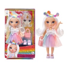 Ігровий набір з лялькою RAINBOW HIGH серії «Littles. Веселка»: лялька 15 см з аксесуарами та улюбленцем, у коробці 12х19х5 см