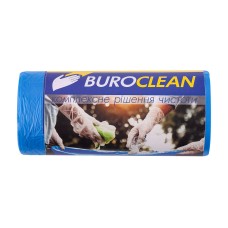 Пакети для сміття на 35 л по 50 шт розміром 50х60 см сині, BuroClean