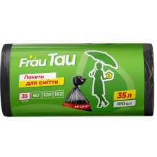 Пакети для сміття 100 шт на 35 л, ТМ Frau Tau