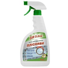 Засіб для видалення плісняви та бруду з розпилювачем 750 мл, ТМ San Clean
