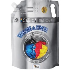 Гель для прання «Universal» дойпак 2000 мл, WASH&FREE
