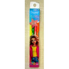 Набір олівців графітних «SUPER GIRL» 4 шт з гумкою HB, у коробці, ТМ Zibi
