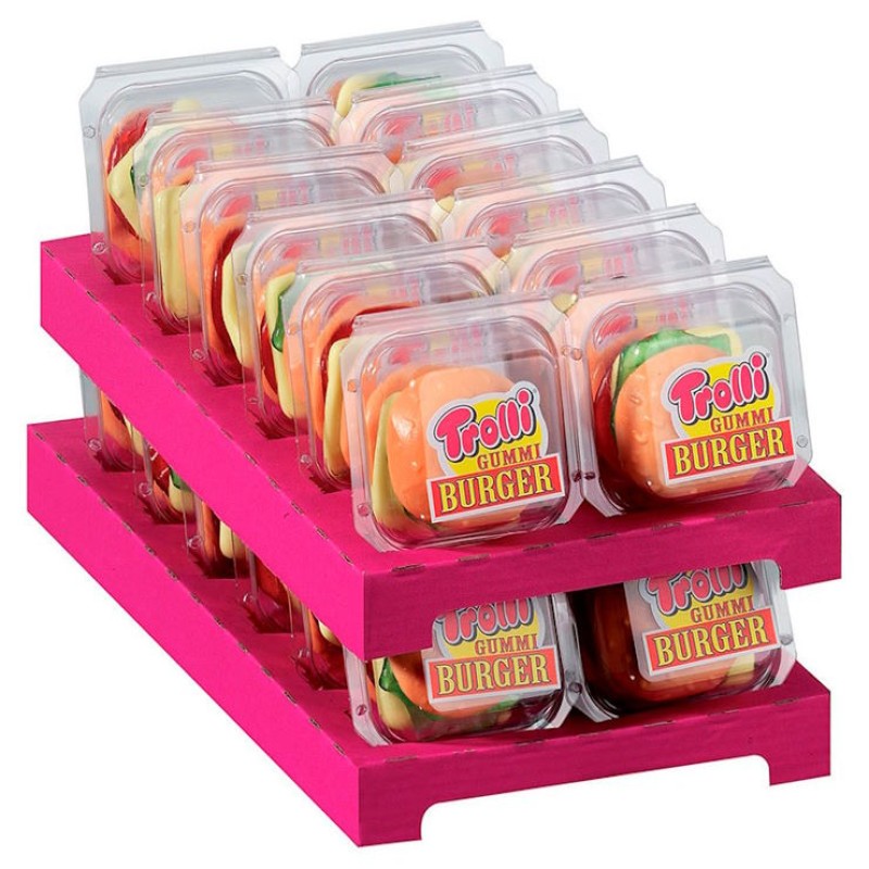 Цукерка «Burger» мармеладна-зефірна 50 г, ТМ Trolli